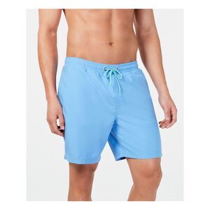 CLUBROOM Mens Teal Drawstring, Classic Fit Swim Trunks XXL